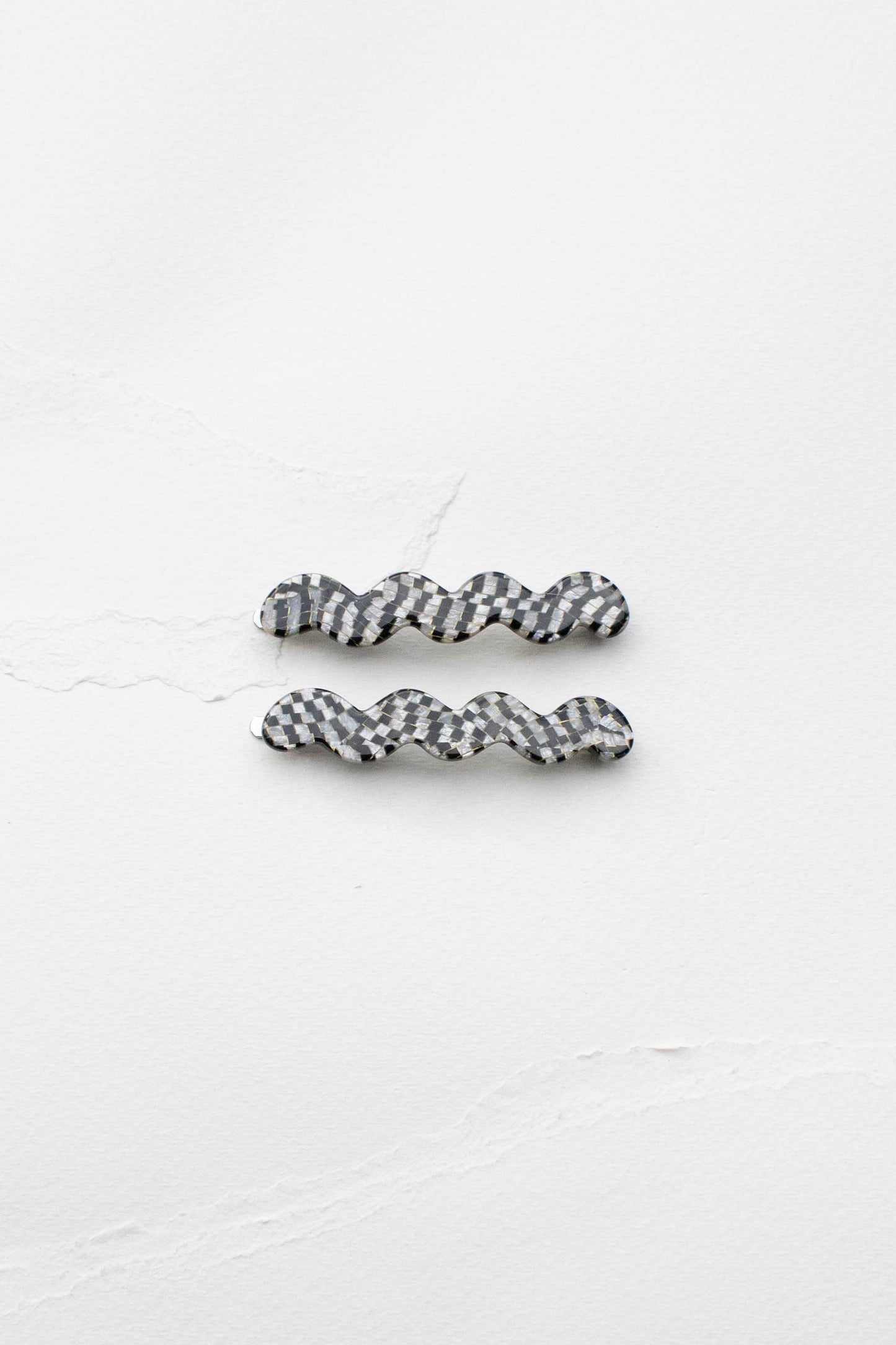 Cloud Wave Slide Hair Pin Set