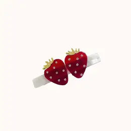 Rhinestone Fruit Hair Clip