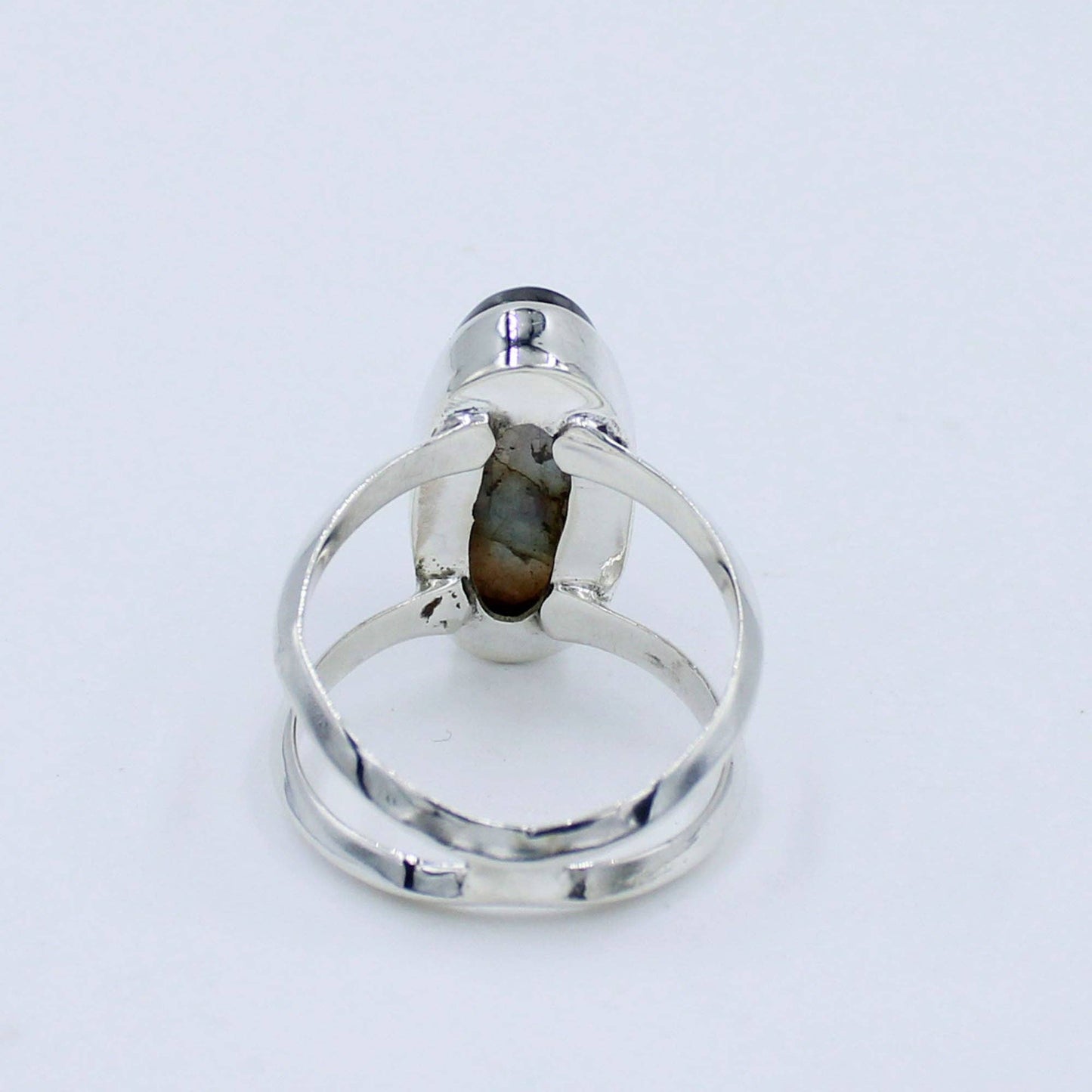 Labradorite Oval 925 Sterling Silver Ring