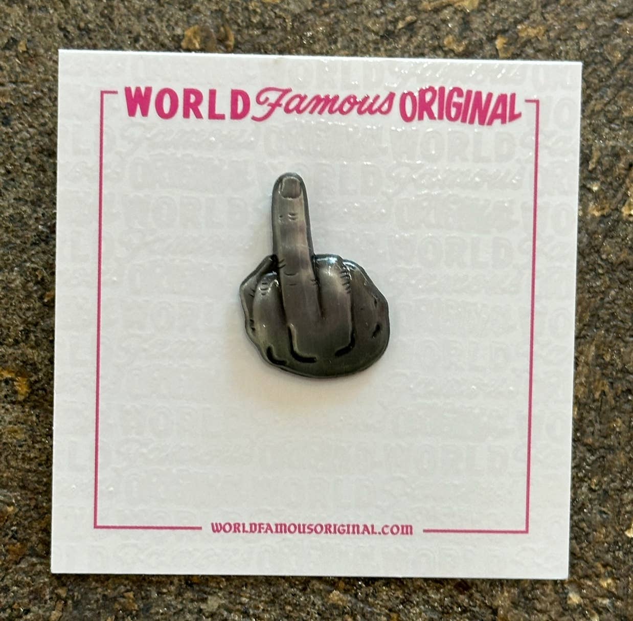 Middle Finger Pin