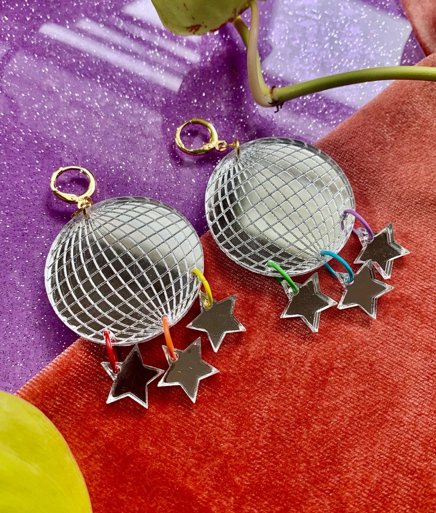 DIY Disco Ball Earrings — Party HarDIY