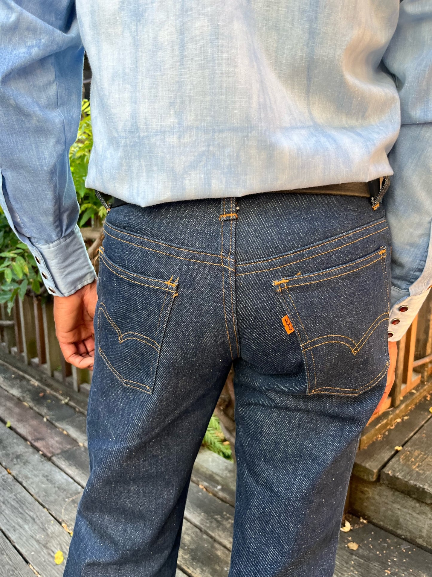 Levi's Big E Orange Tab Denim Jeans