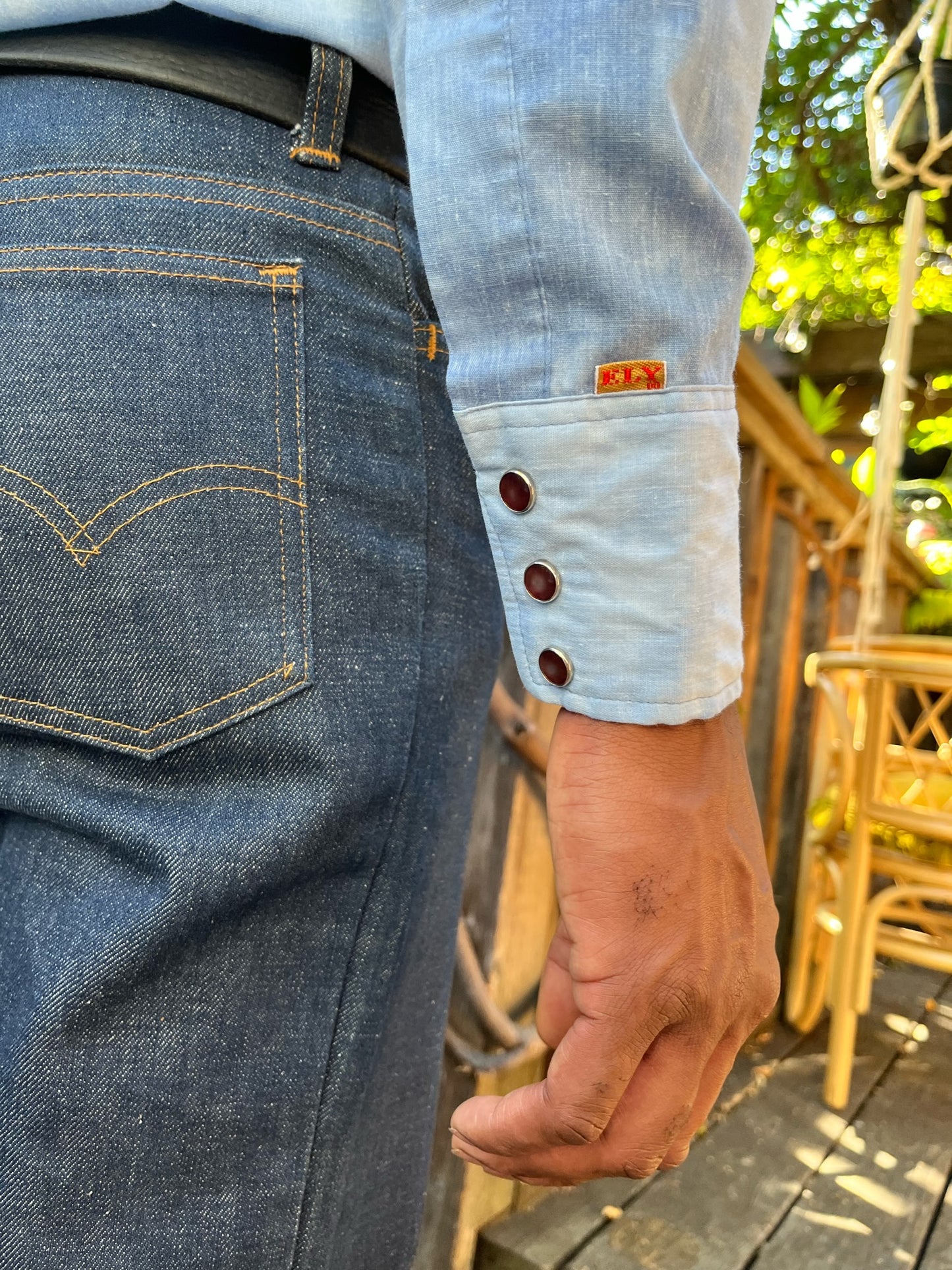 Levi's Big E Orange Tab Denim Jeans