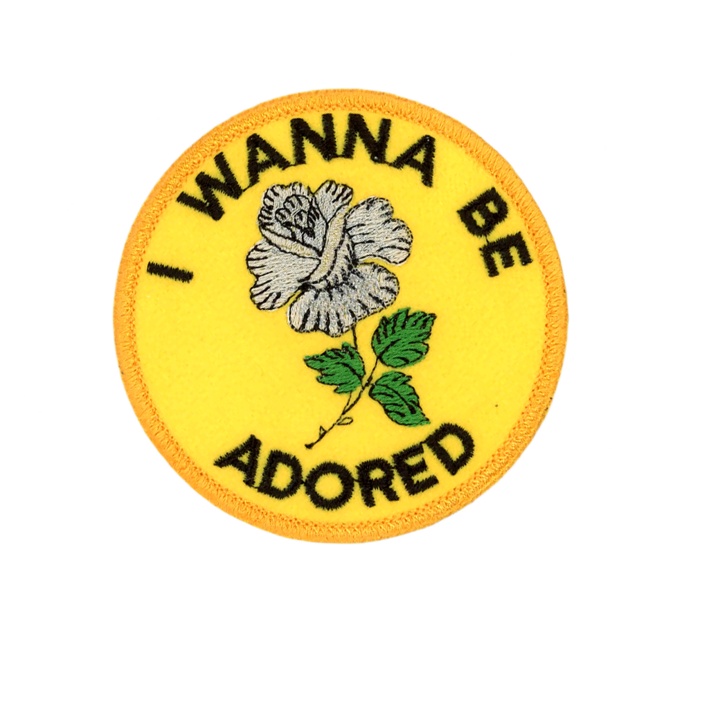 I Wanna Be Adored Handmade Patch