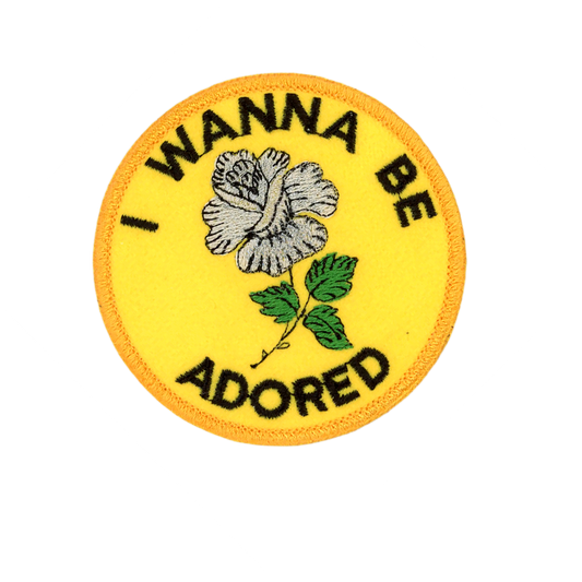 I Wanna Be Adored Handmade Patch