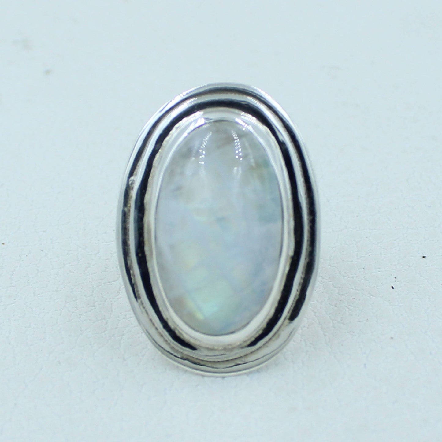 Moonstone Solid Sterling Silver Ring