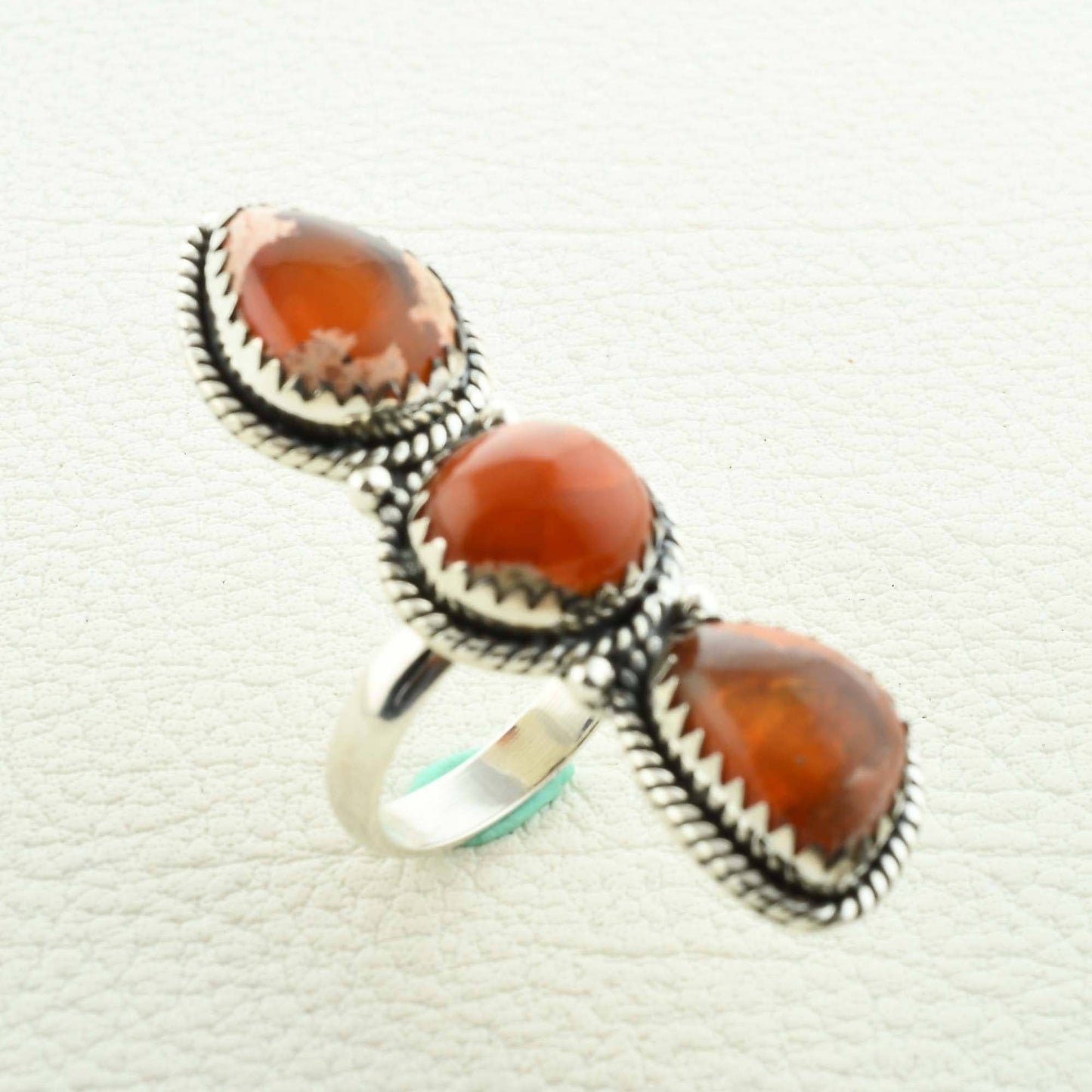 Mexican Opal Sterling Silver Ring