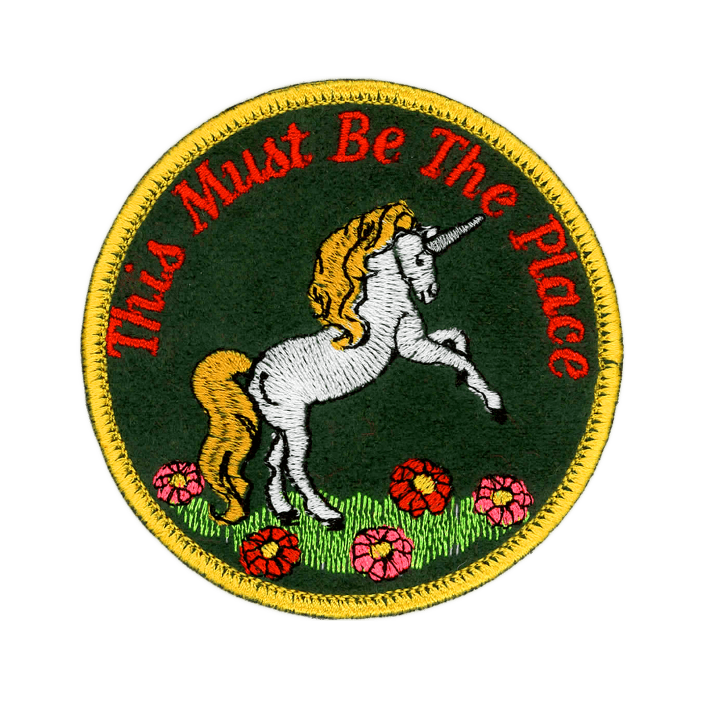 This Must Be The Place Handmade Patch